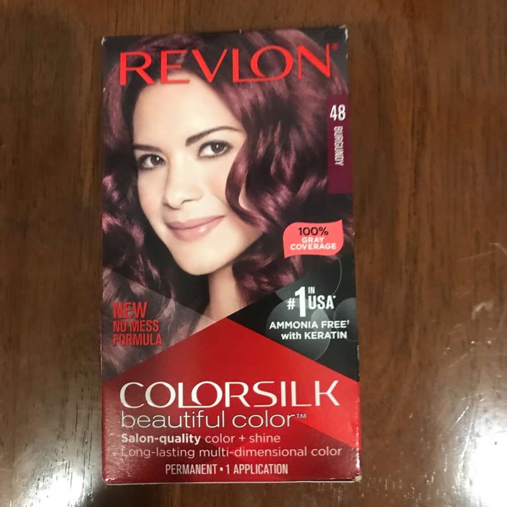 Revlone color silk 48 burgundy hair dye
